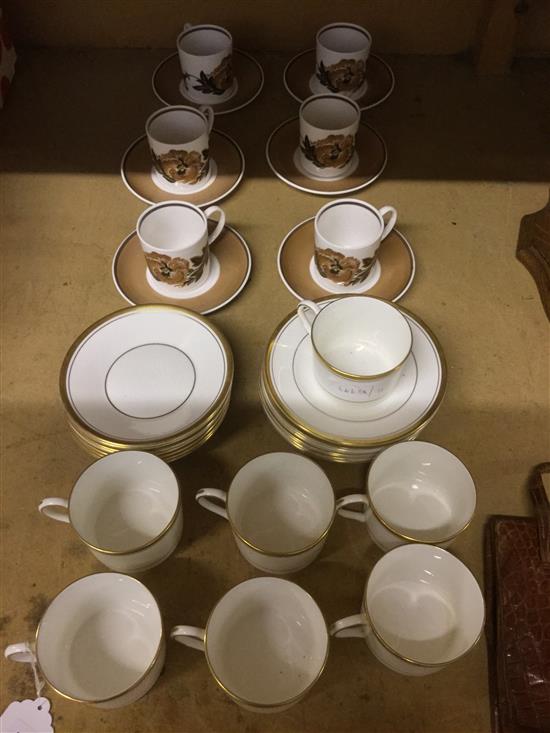 Susie Cooper Reverie pattern 12-piece coffee service & a Coalport teaset